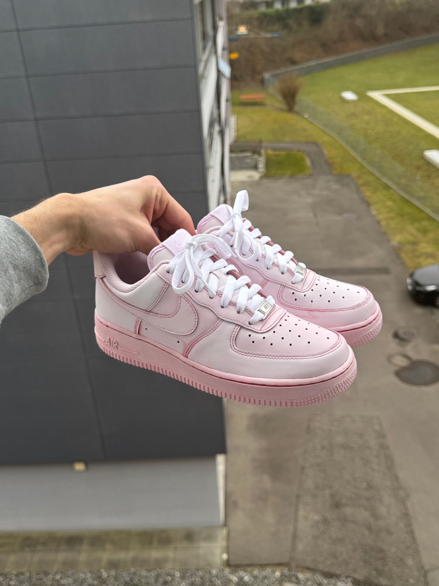 Nike AF1 Pink dyed