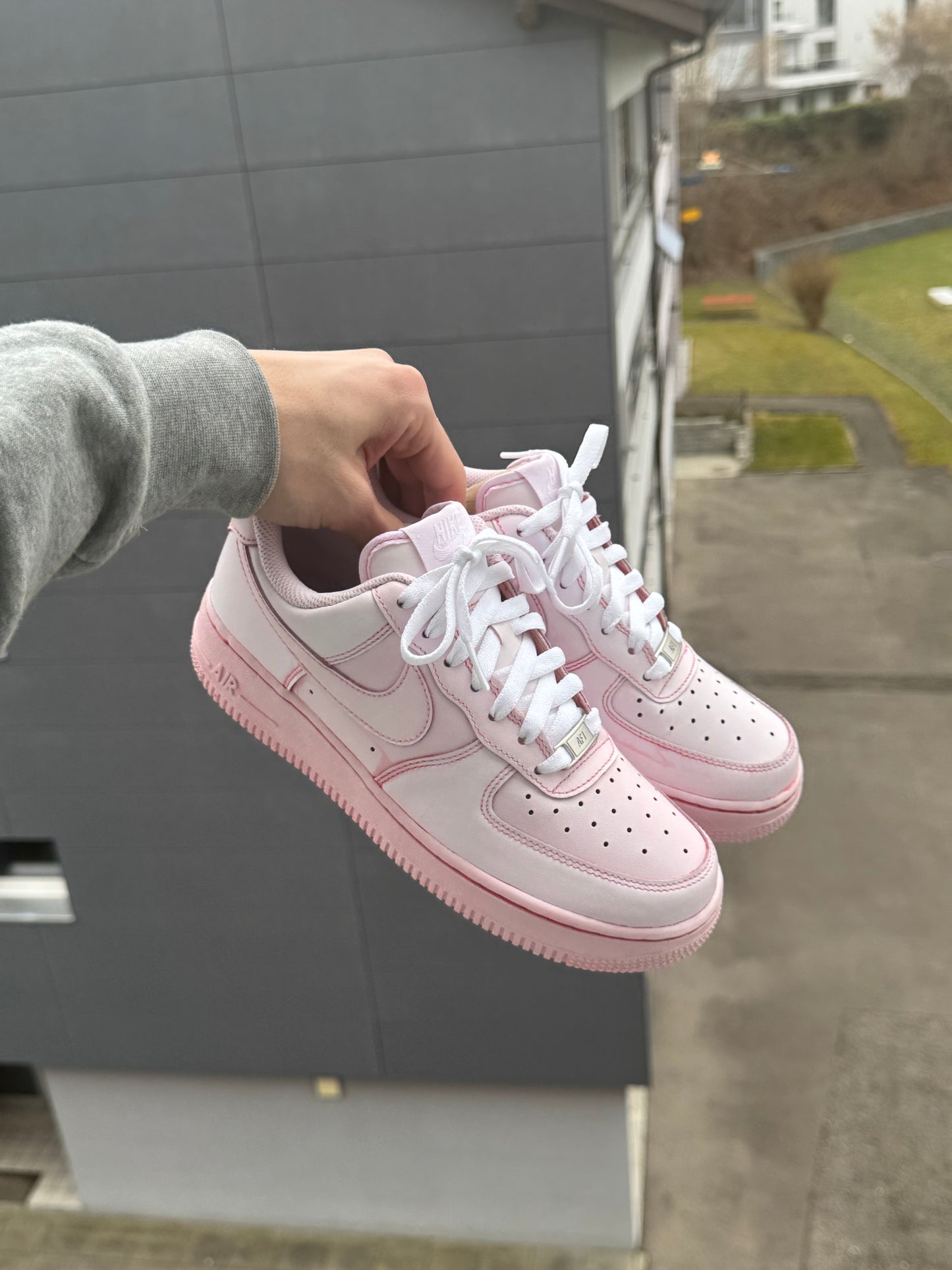 Nike AF1 Pink dyed