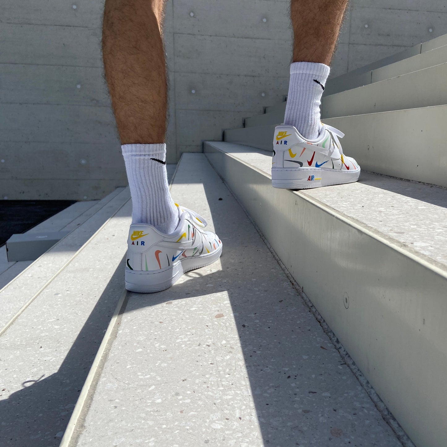 AF1 Multicolor swoosh