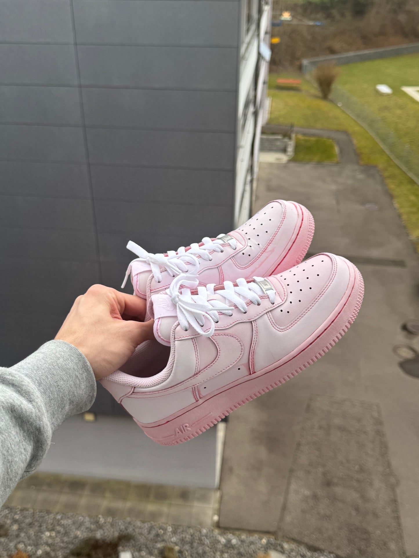 Nike AF1 Pink dyed